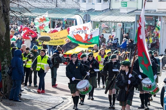 St Davids Day parade