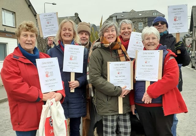 WI march raises awareness of Stop Violence Against Women campaign