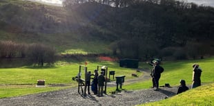 Smashing clays for conservation charity at Dovey Valley 