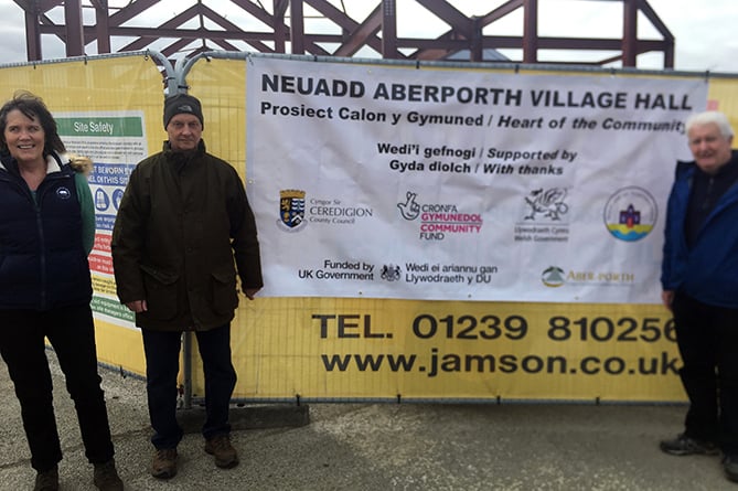 Aberporth Village Hall Committee banner