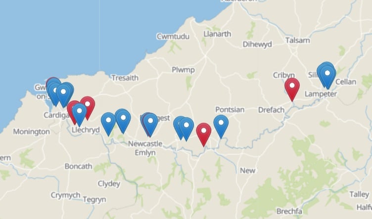 Top of the Poops analysts compiled the data released last week into maps