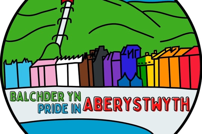 The new Aberystwyth Pride flag