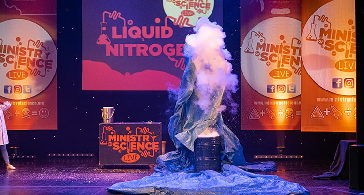 The Ministry of Science show comes to Aberystwyth next week