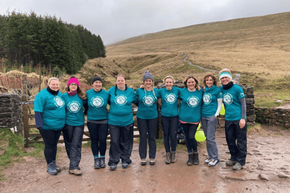Mums take on mountains to raise cash for charity