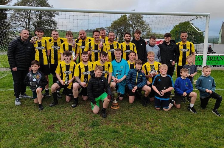 Penparcau Reserves 1 Borth 0 league cup final 090523