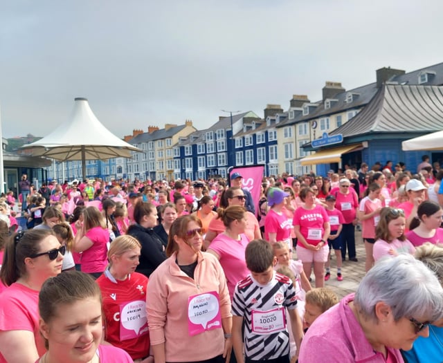 Race for Life raises more than £29,000 in Aberystwyth