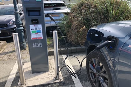 Electric vehicle charge points installed in county council car parks