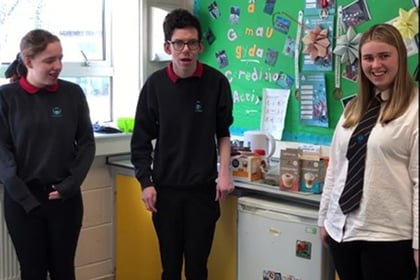 Aberystwyth pupils' café idea earns top honours