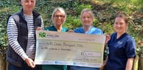 Radio presenter's quad bike trek raises £3,000 for Bronglais Appeal