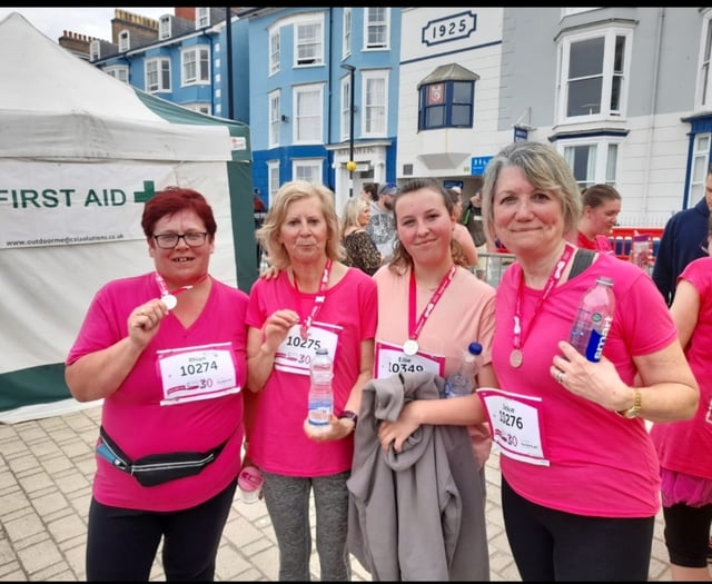 Video and images from Aber's Race For Life, which raised over £29,000