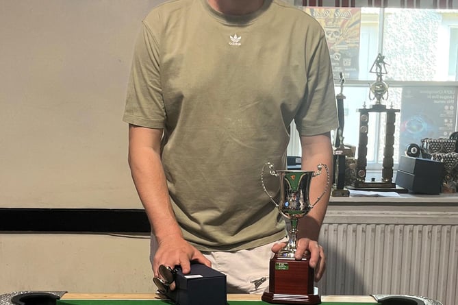 Dolgellau Pool League Singles winner Bobby Griffith 2 2023