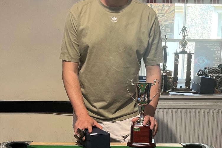 Dolgellau Pool League Singles winner Bobby Griffith 2 2023