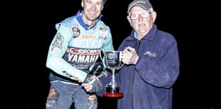 Harry Kellas wins Rhayader Motor Club's cup to honour Guthrie James 