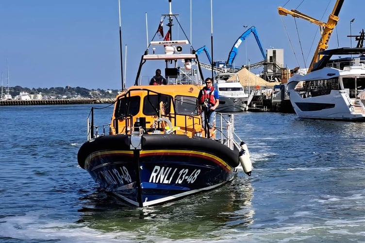 New lifeboat New Quay