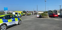 Woman dies after being hit by train near Borth