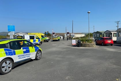 Woman dies after being hit by train near Borth