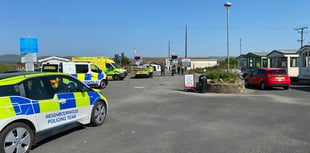 Woman dies after being hit by train near Borth