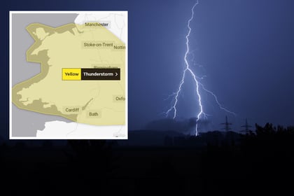 Second thunderstorm warning issued for this weekend across Wales