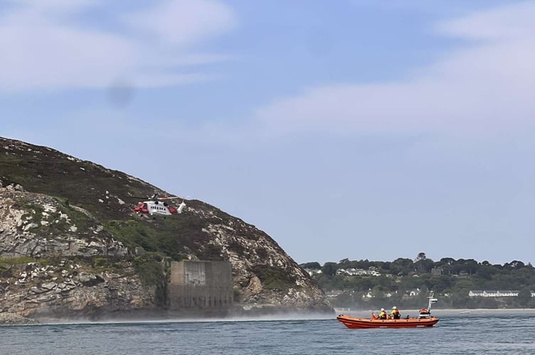 Abersoch RNLI at Llanbedrog