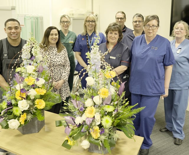 TV show pays floral thanks to fundraising cancer nurses at Bronglais