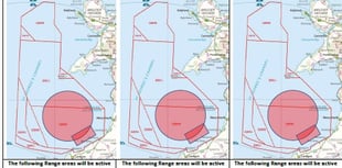 Live firing to take place in Cardigan Bay next week