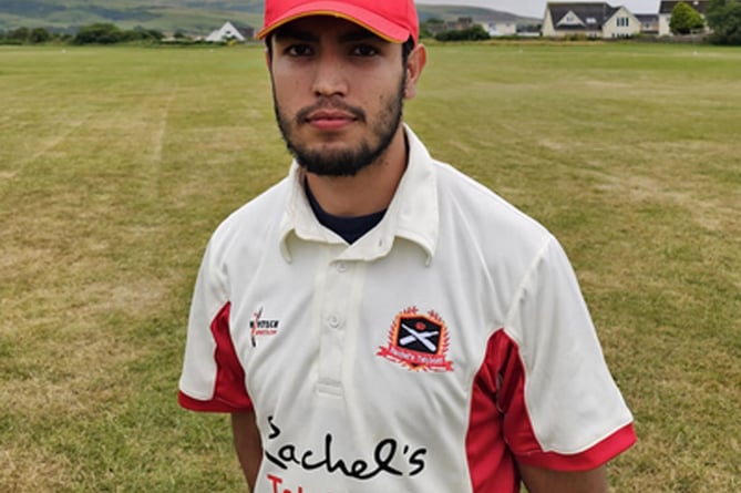 Zed Khan hit 26 and took 3 for 27 Talybont rachels