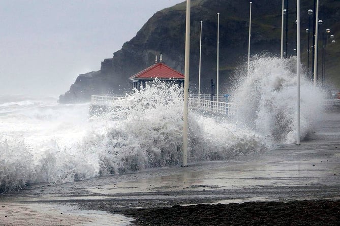 Storm Dennis Aberystwyth