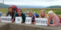 March for Michael walker welcomed in Fairbourne