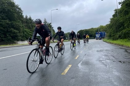 Police take part in 200-mile bike ride to raise money for COPS charity