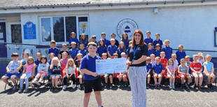 School raises over £700 for Bronglais Hospital chemotherapy unit