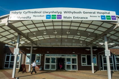 Major incident declared at west Wales hospital
