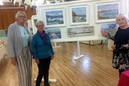 Art group members open annual exhibition with special preview event