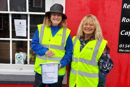 Rotary fundraisers delighted to collect over £150 for charity