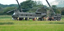 Chinook helicopter expected take flight today after a week in a field