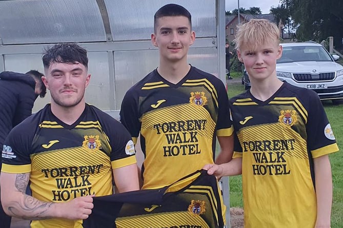 Cai Harker Williams, Toby Cleaver and Sam Young Dolgellau Reserves