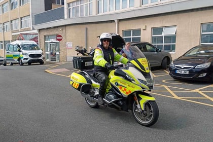 Blood Bikes: '20mph adds extra few minutes to travel to Carmarthen’