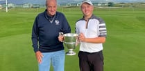 Logan, 15, wins men's club championship at Aberdovey Golf Club