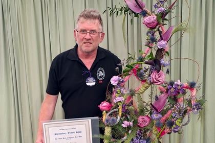 Success for Donald at Shrewsbury Flower Show
