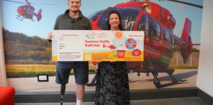 Kind air ambulance patient donates raffle prize after Bala crash