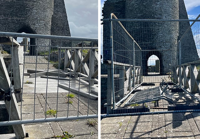 Fresh calls to clean up castle as war memorial marks centenary