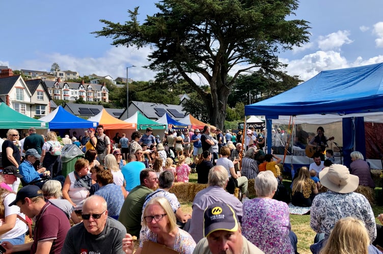 Crowds gathered and the sun shone down on the festival