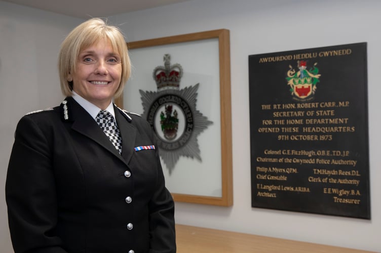 North Wales Police; Amanda Blakeman  chief constable of North Wales Police.  Picture Mandy Jones