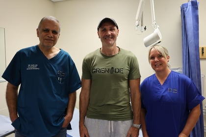 Patients hail robotic surgery at Ysbyty Gwynedd