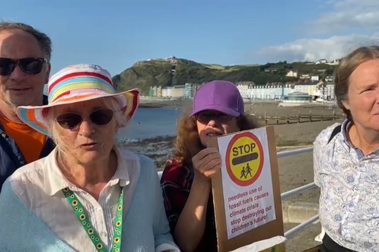 Rali Ceredigion 2023 Extinction Rebellion