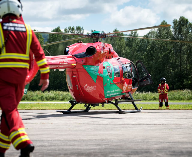 Two people taken to hospital following A44 crash