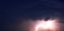 WATCH: Silent lightning storm strikes the sky above Aberystwyth