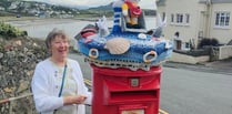 Brian the RNLI post box topper is worldwide star