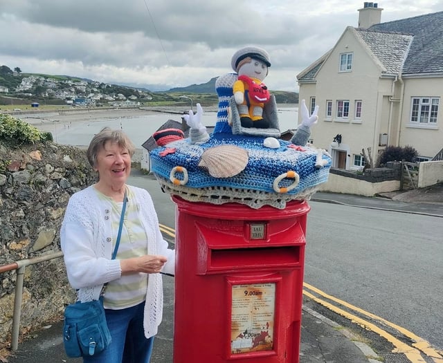 Brian the RNLI post box topper is worldwide star