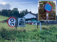 'Several' 20mph signs vandalised across Ceredigion