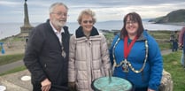 Aberystwyth Rotary unveil anniversary sundial